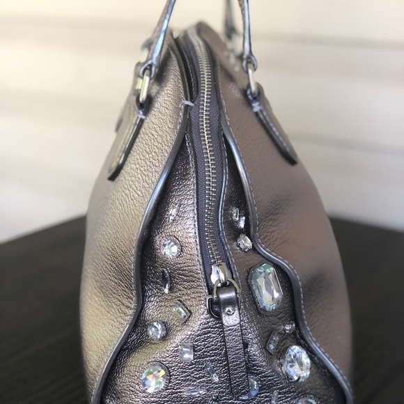 Kate spade ♠️ sliver gemstone 💎 embellished tote - Picture 3 of 8